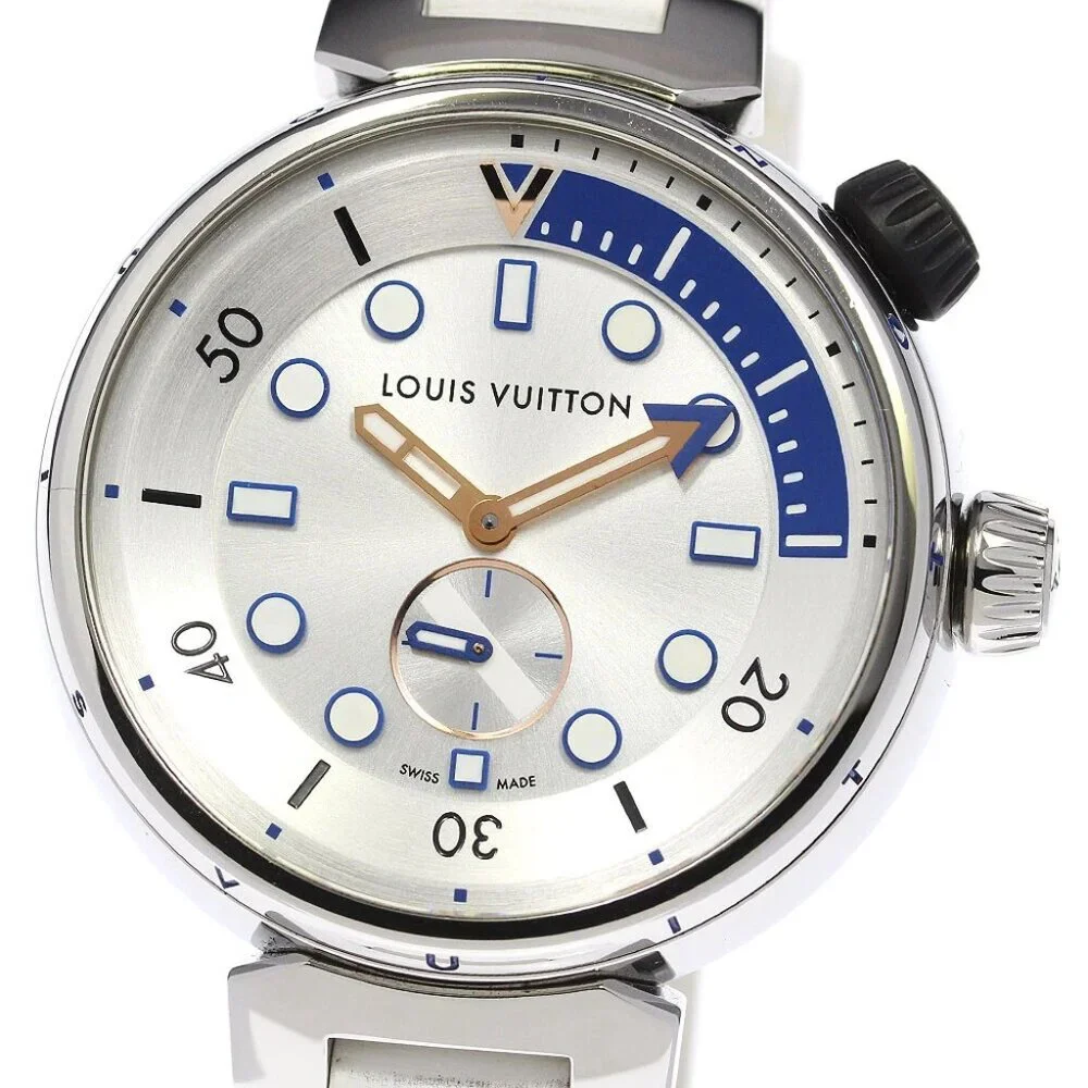 LOUIS VUITTON Tambour Street Diver QA124 Small seconds Quartz Men's Watch_807370